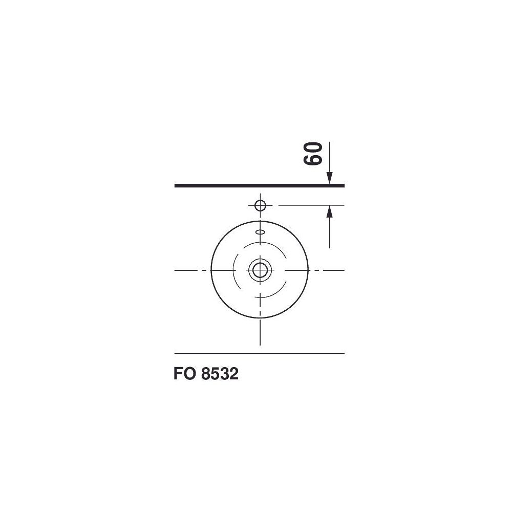 Duravit Starck 1 Aufsatzbecken 330mm, Weiß Hochglanz, WonderGliss, rund, ohne HLB,... DURAVIT-04083300001 4021534183911 (Abb. 8)