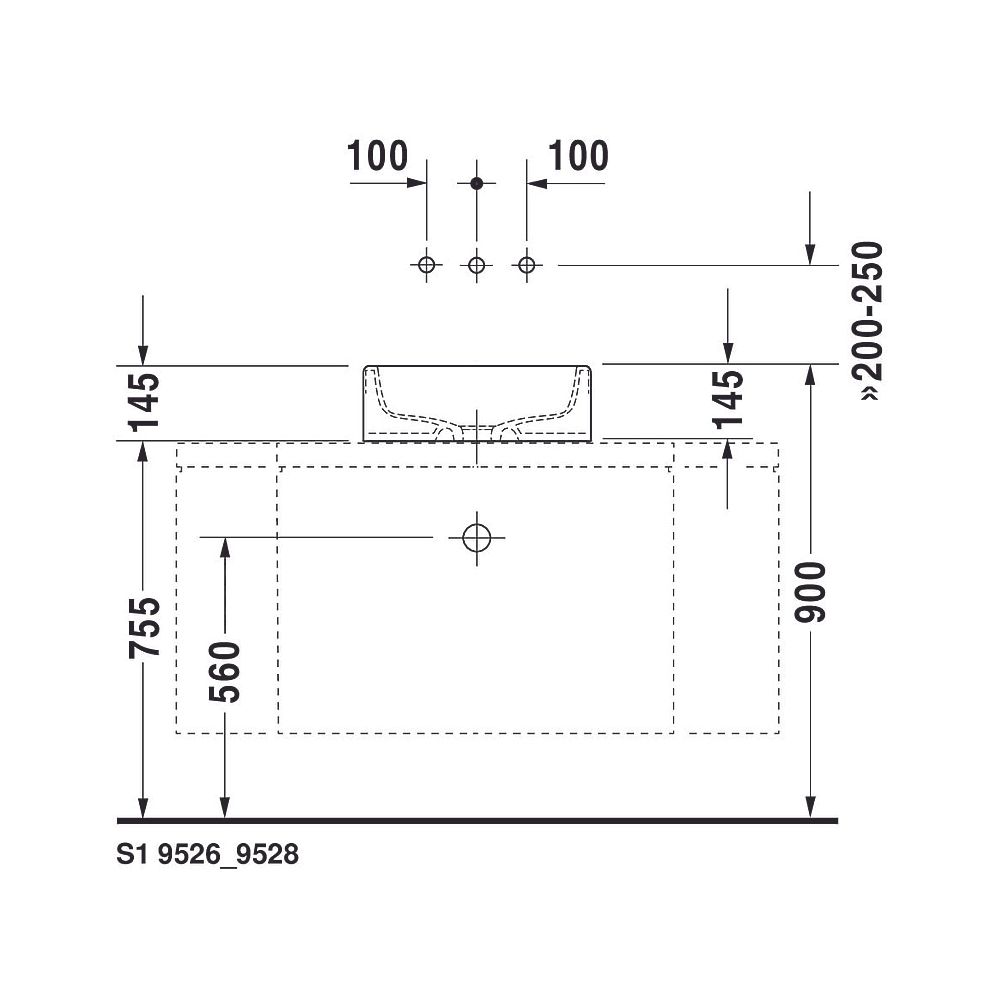 Duravit Starck 1 Aufsatzbecken 460mm, Weiß Hochglanz, rund, ohne Überlauf und HLB,... DURAVIT-0445460000 4021534216817 (Abb. 14)
