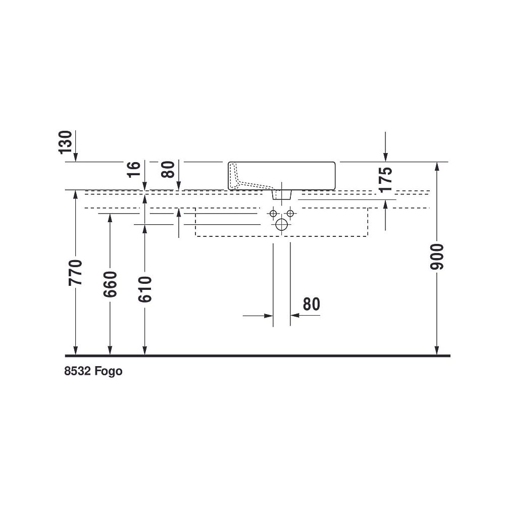 Duravit Vero Aufsatzbecken 500mm, Weiß Hochglanz, WonderGliss, Rechteckig, mit HL... DURAVIT-04525000001 4021534434174 (Abb. 12)