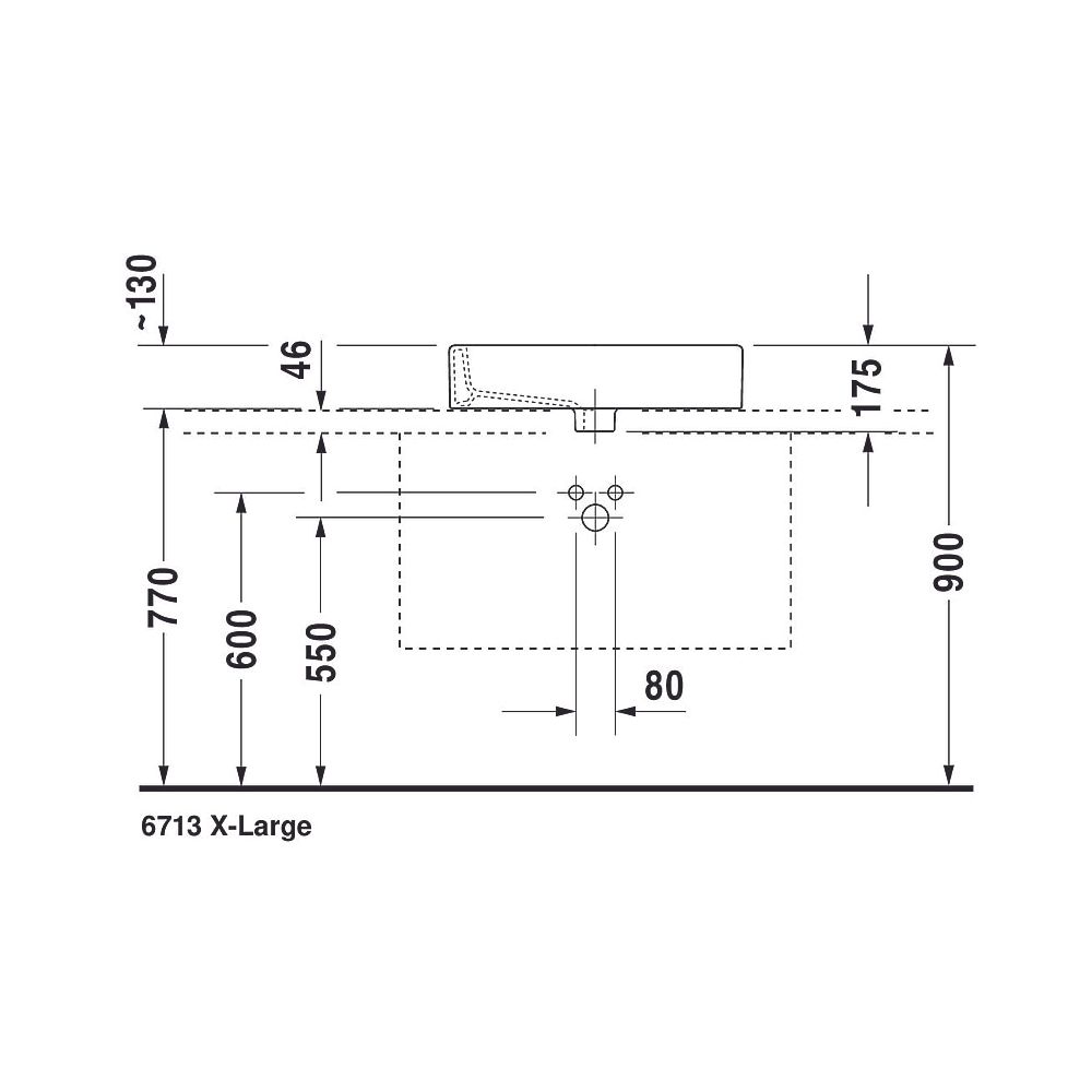 Duravit Vero Aufsatzbecken 595mm, Weiß Hochglanz, Rechteckig, mit HLB, mit Überlau... DURAVIT-0452600000 4021534346279 (Abb. 14)