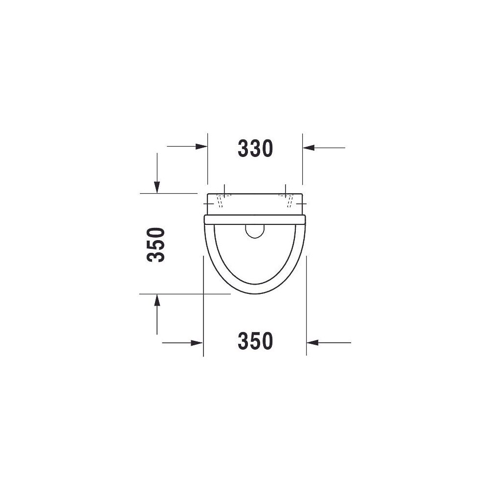 Duravit Starck 3 Urinal 350x330x575mm Weiß Hochglanz HYG geschlossen, Absauger, Zul... DURAVIT-0821352000 4053424178752 (Abb. 5)