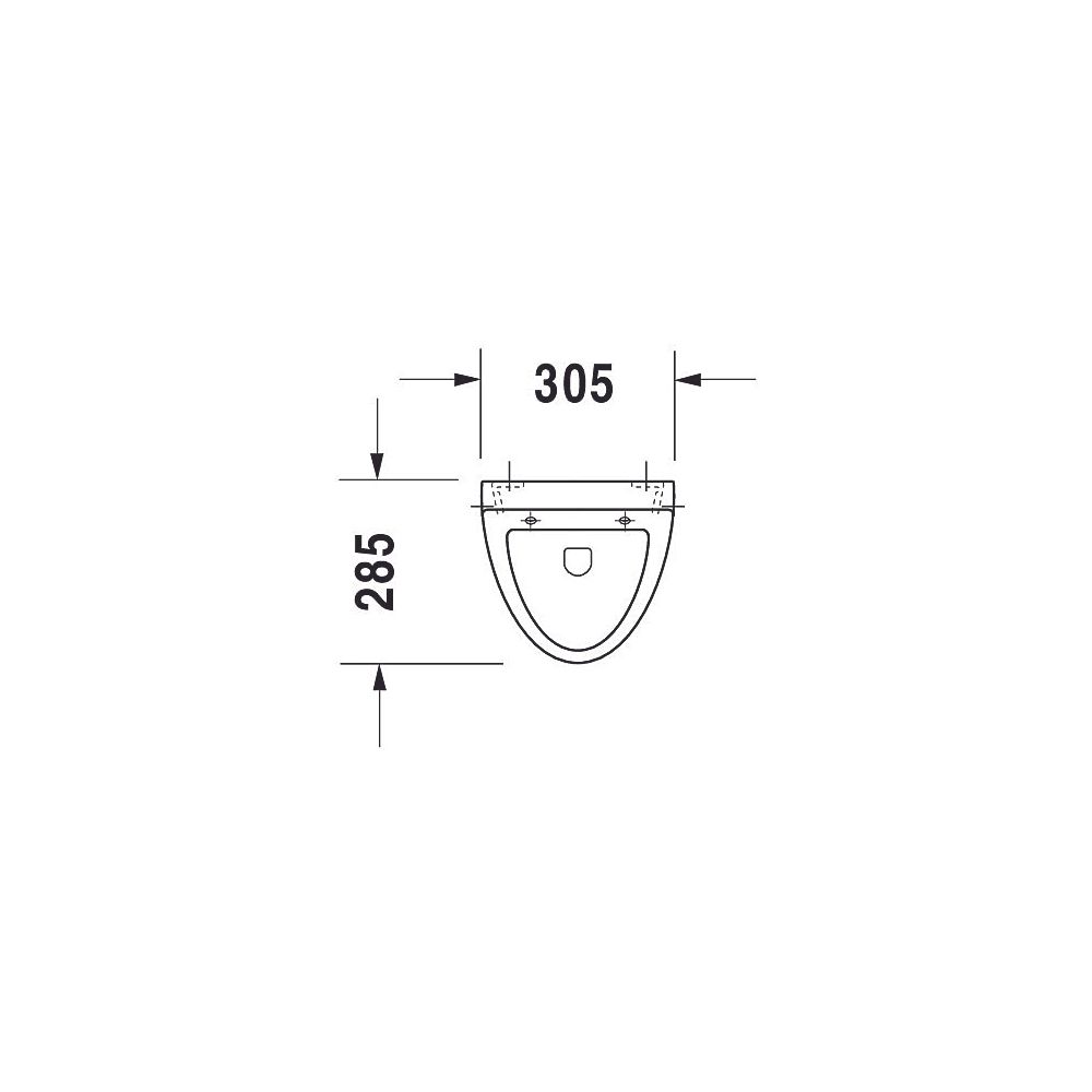 Duravit Design Classics Urinal 285x305x500mm Weiß Hochglanz geschlossen, Absauger, ... DURAVIT-0823350000 4021534278013 (Abb. 7)