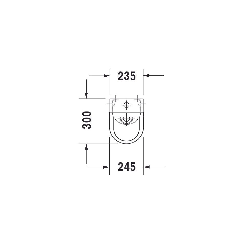 Duravit Starck 3 Urinal 300x245x700mm Weiß Hochglanz HYG Rimless, Verdrängung, verd... DURAVIT-0826252000 4053424324951 (Abb. 5)