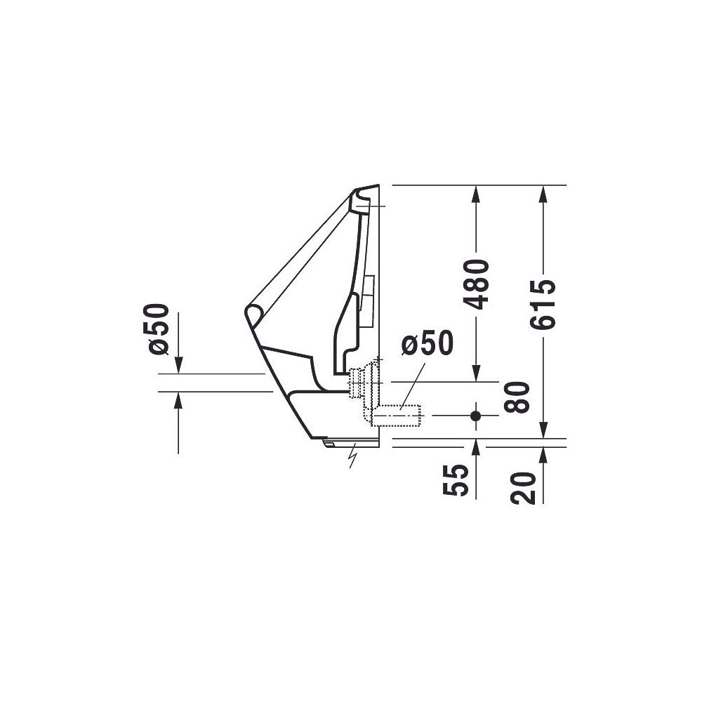 Duravit Design Classics Elektronisches Urinal 315x345x635mm, Weiß Hochglanz, Wond... DURAVIT-08303700931 4021534639005 (Abb. 10)