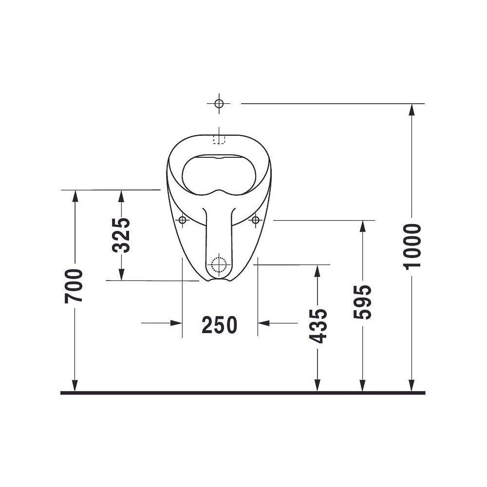 Duravit Design Classics Urinal 355x360x510mm Weiß Hochglanz geschlossen, Absauger, ... DURAVIT-0850350000 4021534104688 (Abb. 7)