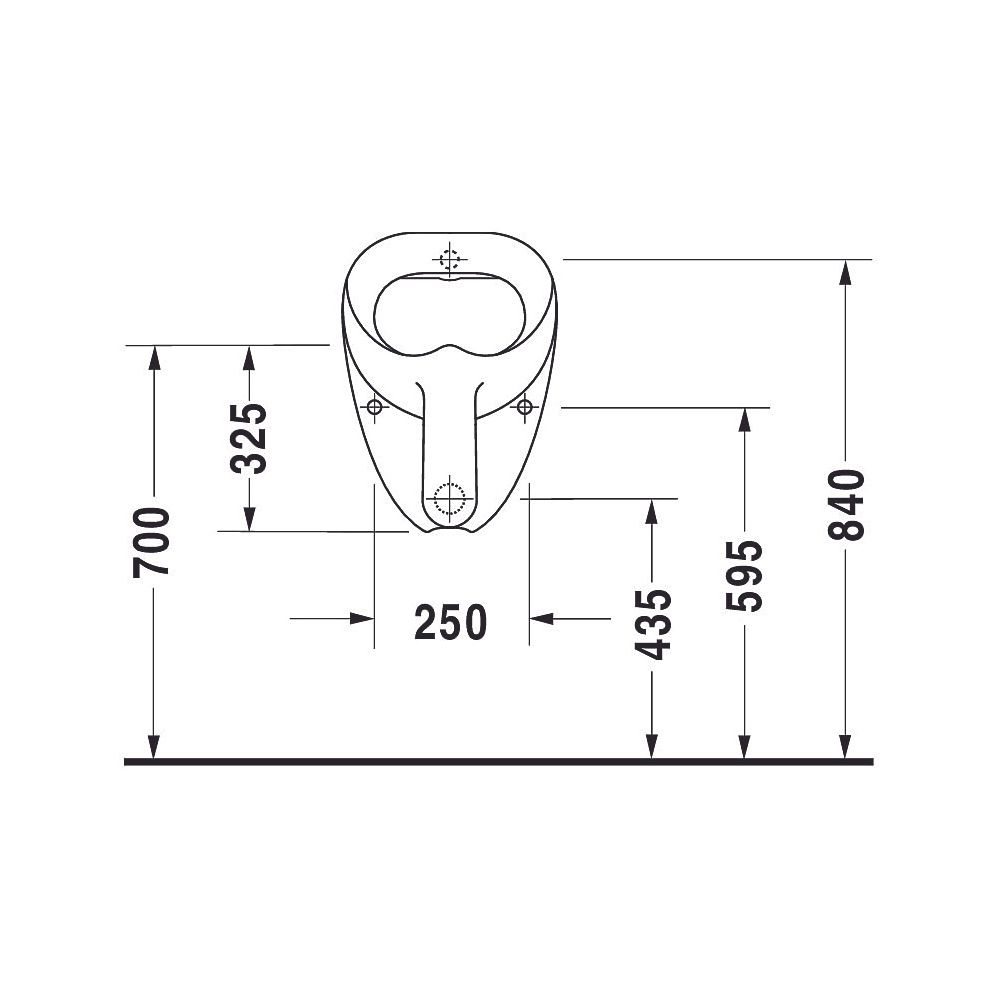 Duravit Design Classics Urinal 350x360x510mm Weiß Hochglanz geschlossen, Absauger, ... DURAVIT-0851350000 4021534104824 (Abb. 7)
