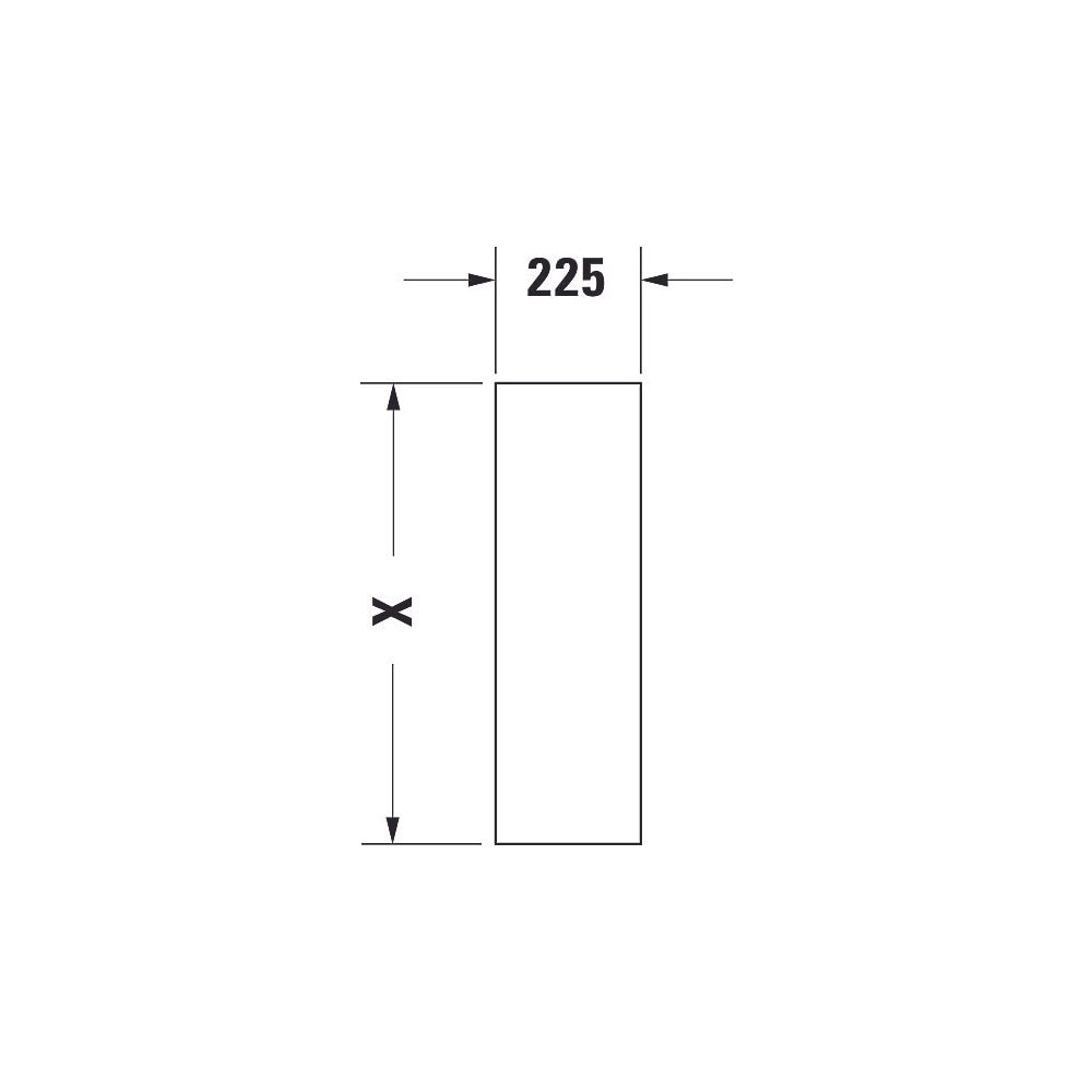 Duravit Happy D.2 Standsäule aus Keramik 170x225x715mm, Weiß Hochglanz, bodenstehen... DURAVIT-0858270000 4021534848827 (Abb. 9)