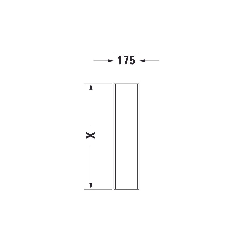 Duravit ME by Starck Standsäule aus Keramik 210x175x735mm, Weiß Hochglanz, bodenst... DURAVIT-0858390000 4021534988462 (Abb. 15)