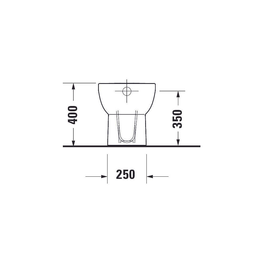 Duravit No.1 Stand WC 560x370x400mm, Weiß Hochglanz, 4,5l, Tiefspüler, rimless, se... DURAVIT-2184010000 4053424507583 (Abb. 10)