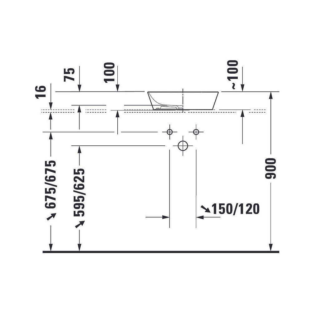Duravit Cape Cod Aufsatzbecken 400mm, Weiß Hochglanz, DuraCeram, Oval, ohne Überla... DURAVIT-2328400000 4053424675527 (Abb. 10)