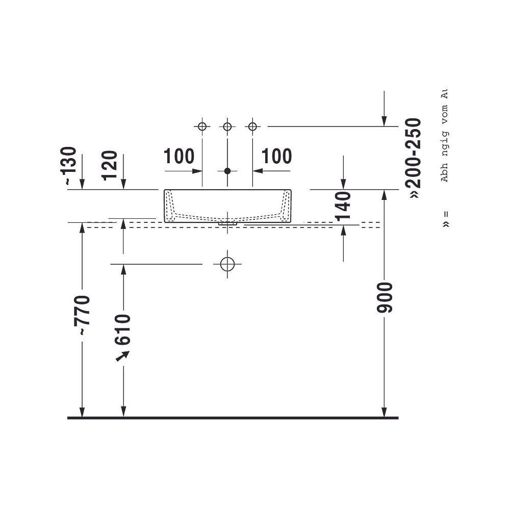 Duravit Vero Air Aufsatzbecken 500mm, Weiß Hochglanz, WonderGliss, Rechteckig, ohn... DURAVIT-23515000001 4053424471150 (Abb. 6)