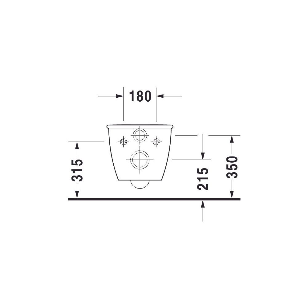 Duravit Darling New Wand-WC 485x365x345mm, Weiß Hochglanz, 4,5l, WonderGliss, Tie... DURAVIT-25490900001 4021534812354 (Abb. 11)