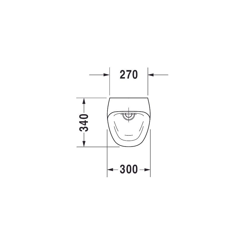 Duravit DuraStyle Elektronisches Urinal 340x300x580mm, Weiß Hochglanz, HygieneGlaze... DURAVIT-2806312093 4053424325354 (Abb. 8)