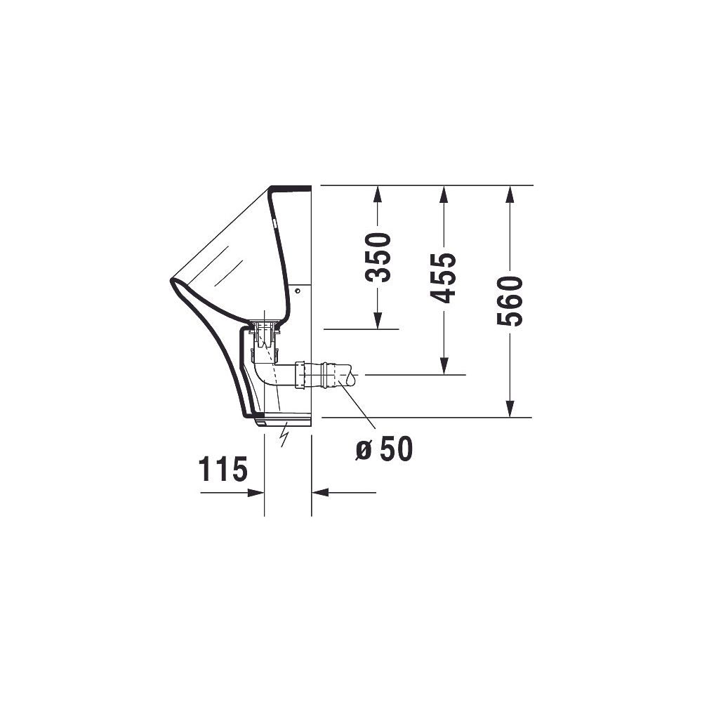 Duravit DuraStyle Elektronisches Urinal 340x300x580mm, Weiß Hochglanz, HygieneGlaze... DURAVIT-2806312093 4053424325354 (Abb. 9)