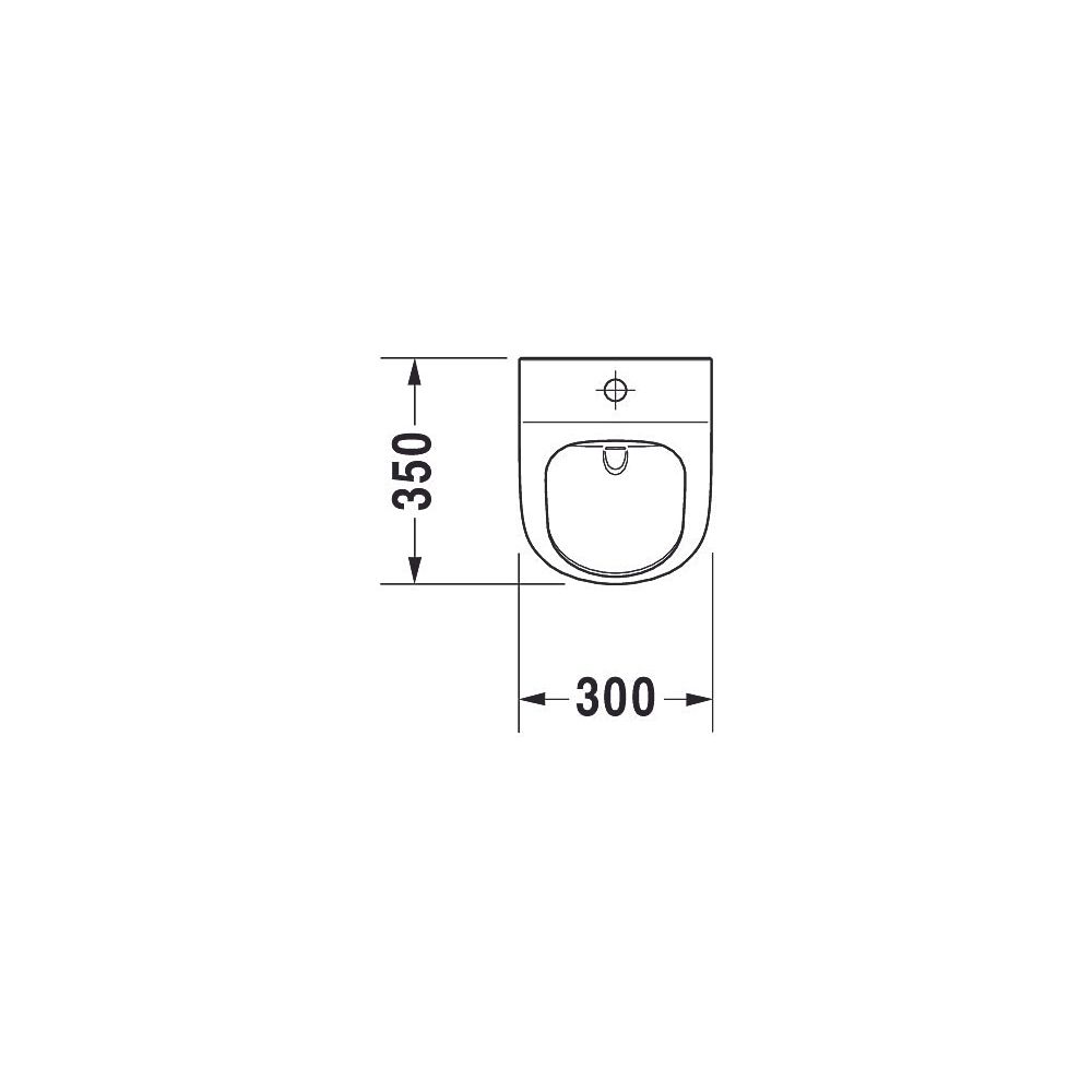 Duravit ME by Starck Urinal 350x300x585mm Weiß Hochglanz Rimless, Absauger, senkrec... DURAVIT-2815300000 4053424056173 (Abb. 6)