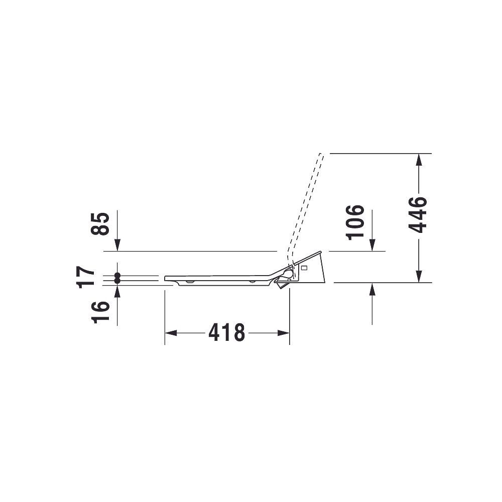 Duravit SensoWash Slim Dusch-WC 539x373mm, Weiß, Absenkautomatik, Fernbedienu... DURAVIT-611000002304300 4053424688756 (Abb. 93)