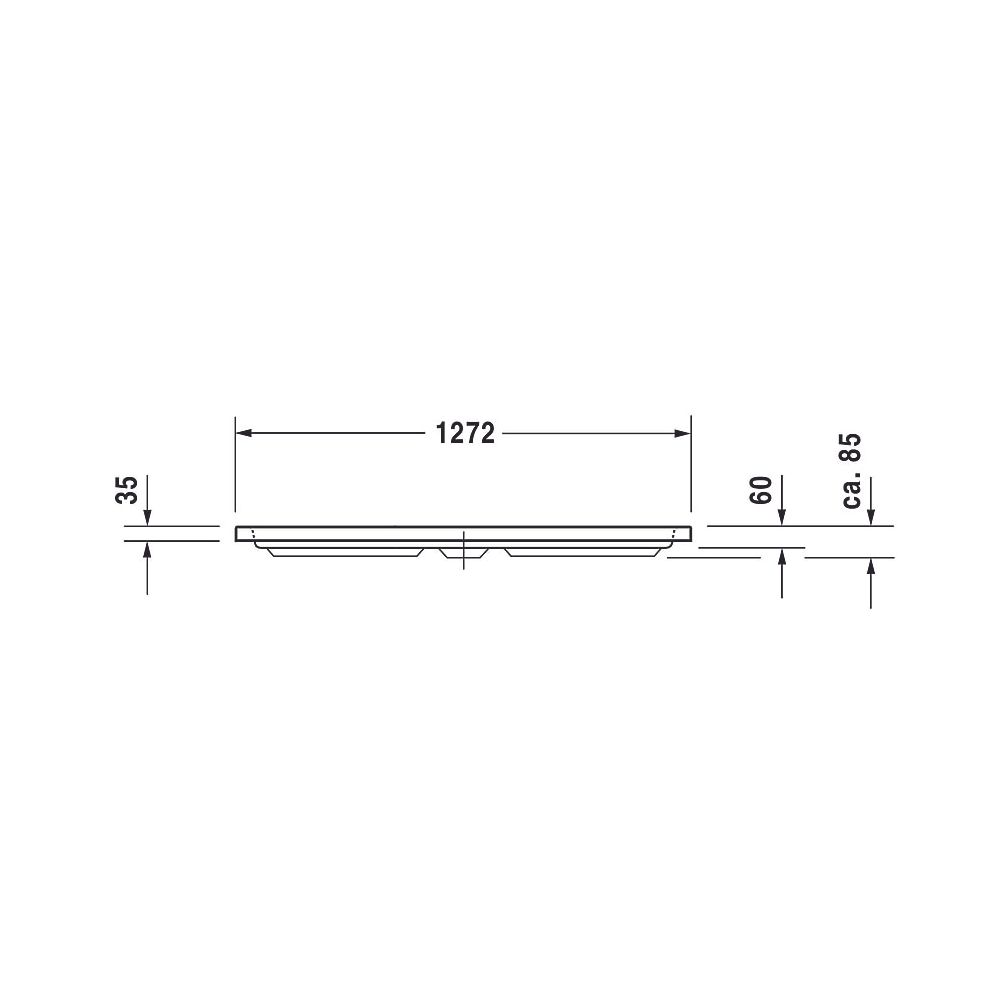 Duravit D-Code Duschwanne 900x900x85mm, Viertelkreis, Weiß glänzend, aus Sani... DURAVIT-720108000000000 4021534824227 (Abb. 16)