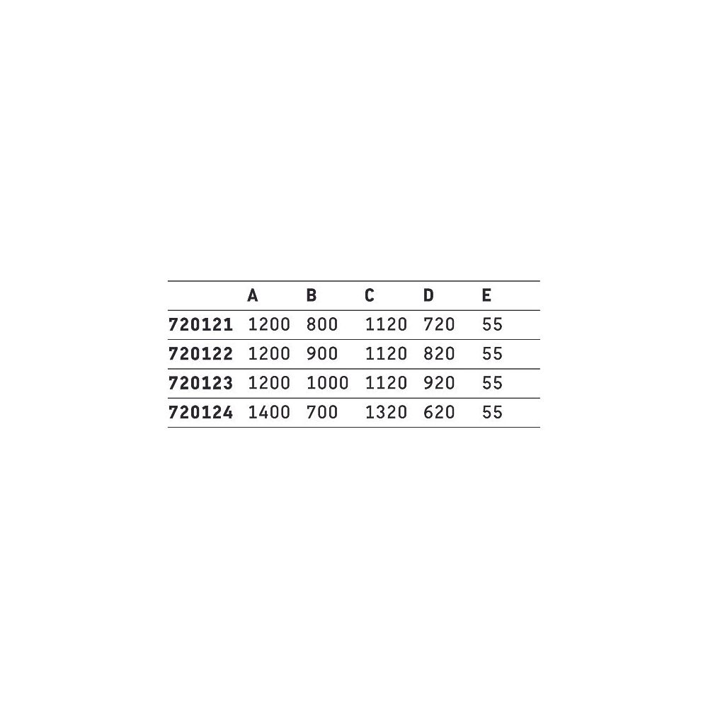 Duravit Starck Slimline Duschwanne 800x1200x55mm, Rechteckig, Weiß glänzend, a... DURAVIT-720121000000000 4021534891540 (Abb. 8)