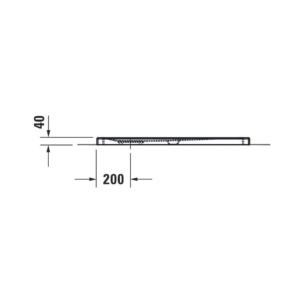 Duravit Tempano Duschwanne Halbeinbau Bodenbündig 900x900x40mm, Quadratisch, W... DURAVIT-720188000000000 4053424675206 (Abb. 6)