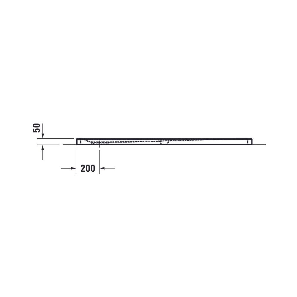 Duravit Tempano Duschwanne Halbeinbau Bodenbündig 800x1500x50mm, Quadratisch, ... DURAVIT-720205000000001 4053424893877 (Abb. 5)
