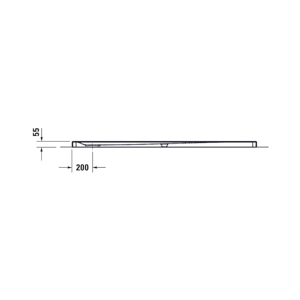 Duravit Tempano Duschwanne Halbeinbau Bodenbündig 900x1800x55mm, Rechteckig, W... DURAVIT-720213000000000 4053424675459 (Abb. 5)