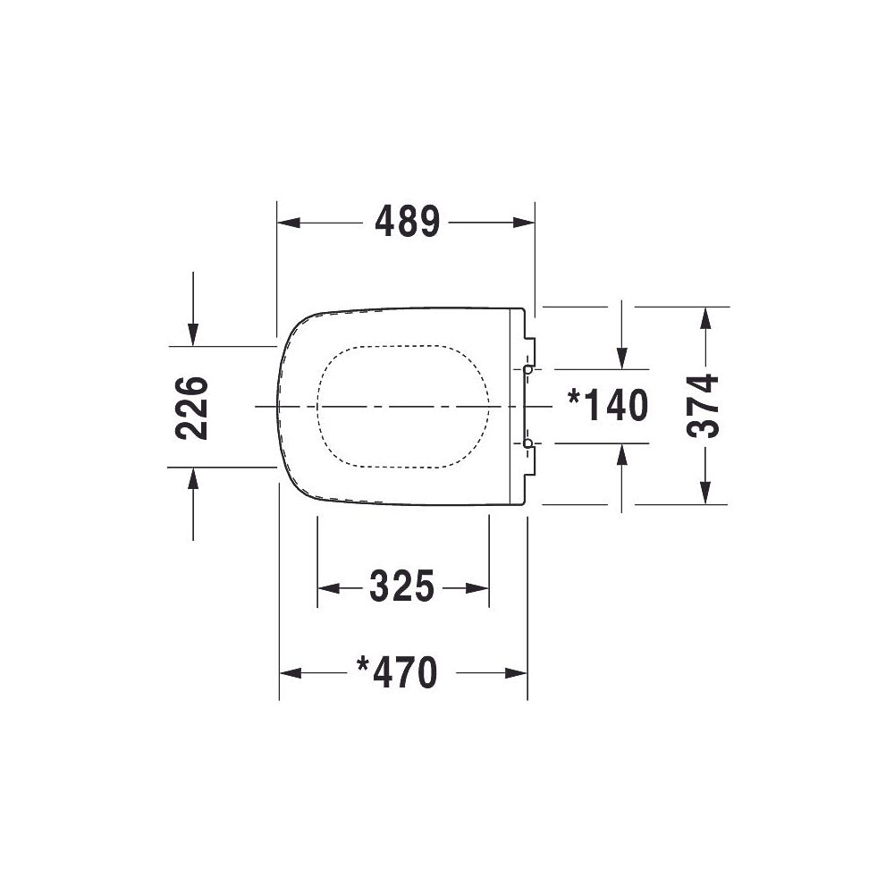 Duravit DuraStyle WC-Sitz Weiß HG 375x50x489mm ohne Absenkautomatik, Sitzgarnitur ... DURAVIT-0060510000 4021534859786 (Abb. 27)