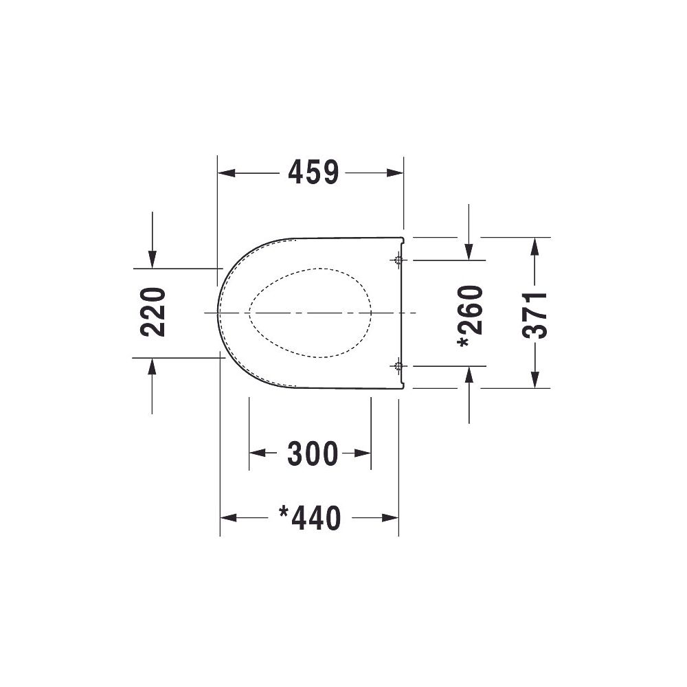 Duravit Darling New WC-Sitz Weiß Hochglanz, 371x42x459mm, mit Absenkautomatik, Sitz... DURAVIT-0021090000 4053424141190 (Abb. 5)
