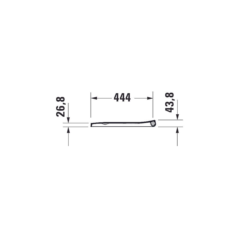 Duravit Design Classics WC-Sitz rechteckig Weiß Hochglanz, 371x63x463mm, ohne Abse... DURAVIT-0021110000 4053424682150 (Abb. 16)