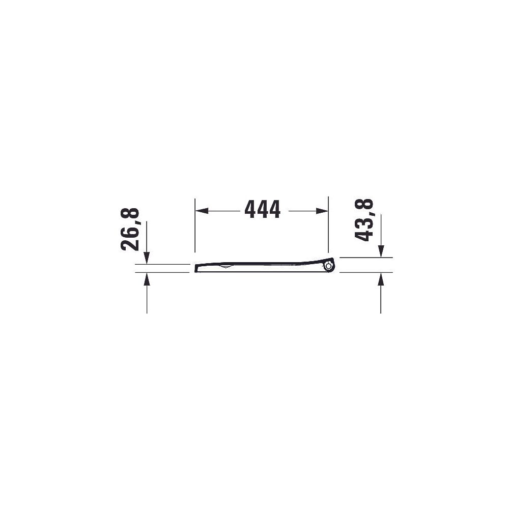 Duravit Design Classics WC-Sitz rechteckig Weiß Hochglanz, 371x63x463mm, Absenkaut... DURAVIT-0021190000 4053424682167 (Abb. 14)