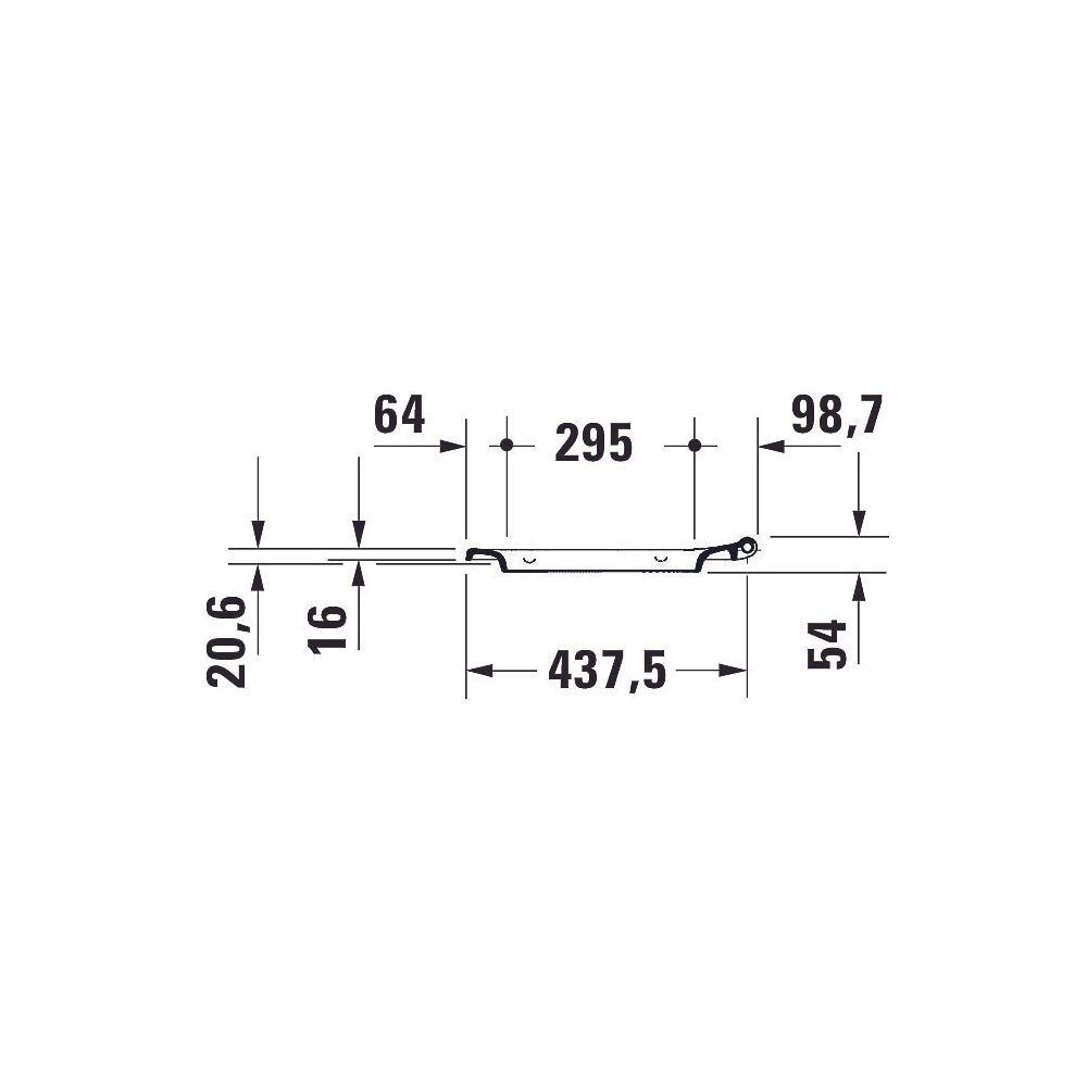 Duravit Design Classics WC-Sitz rechteckig Weiß Hochglanz, 371x63x463mm, Absenkaut... DURAVIT-0021190000 4053424682167 (Abb. 15)