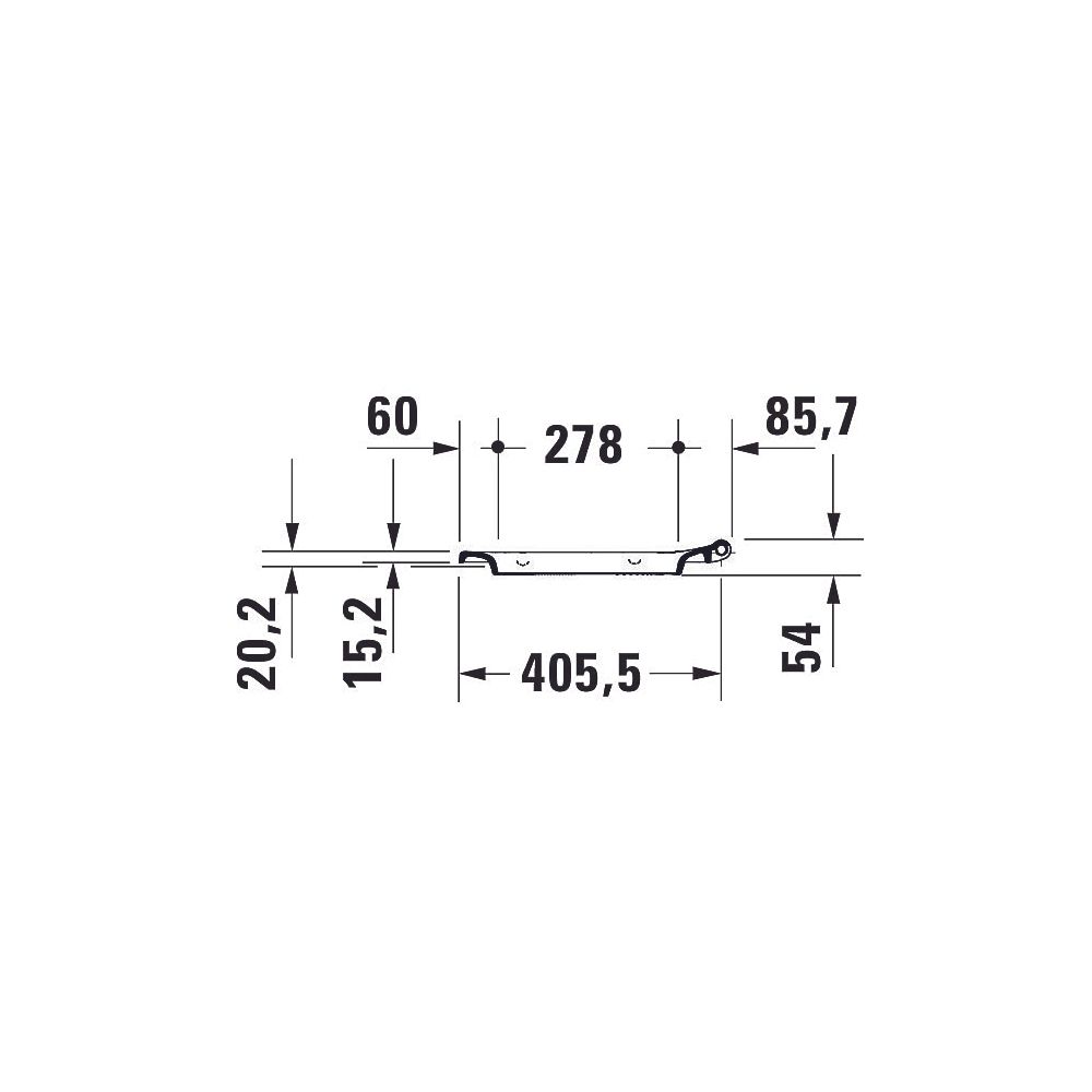 Duravit Design Classics WC-Sitz eckig Weiß Hochglanz, 371x63x433mm, mit Absenkauto... DURAVIT-0021290000 4053424682181 (Abb. 15)