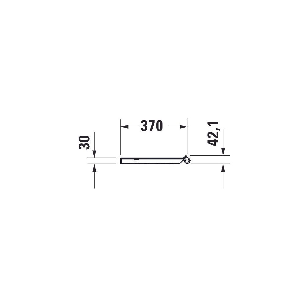 Duravit No.1 WC-Sitz rechteckig Weiß Hochglanz, 331x42x385mm, mit Absenkautomatik,... DURAVIT-0021390000 4053424800363 (Abb. 10)