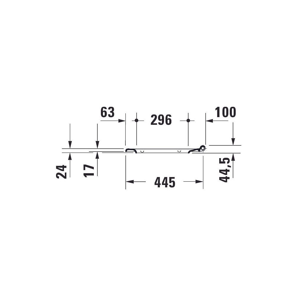 Duravit Vero Air WC-Sitz eckig Weiß Hochglanz, 378x49x469mm, mit Absenkautomatik, ... DURAVIT-0022090000 4053424336220 (Abb. 34)