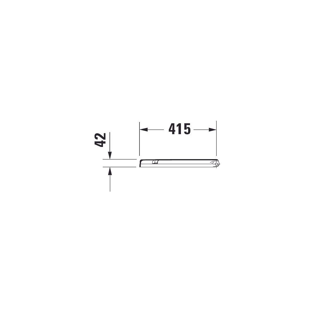 Duravit Starck 3 WC-Sitz D-shaped, Weiß HG 370x43x431mm mit Absenkauto. Sitzgarnit... DURAVIT-0063890000 4021534386190 (Abb. 30)