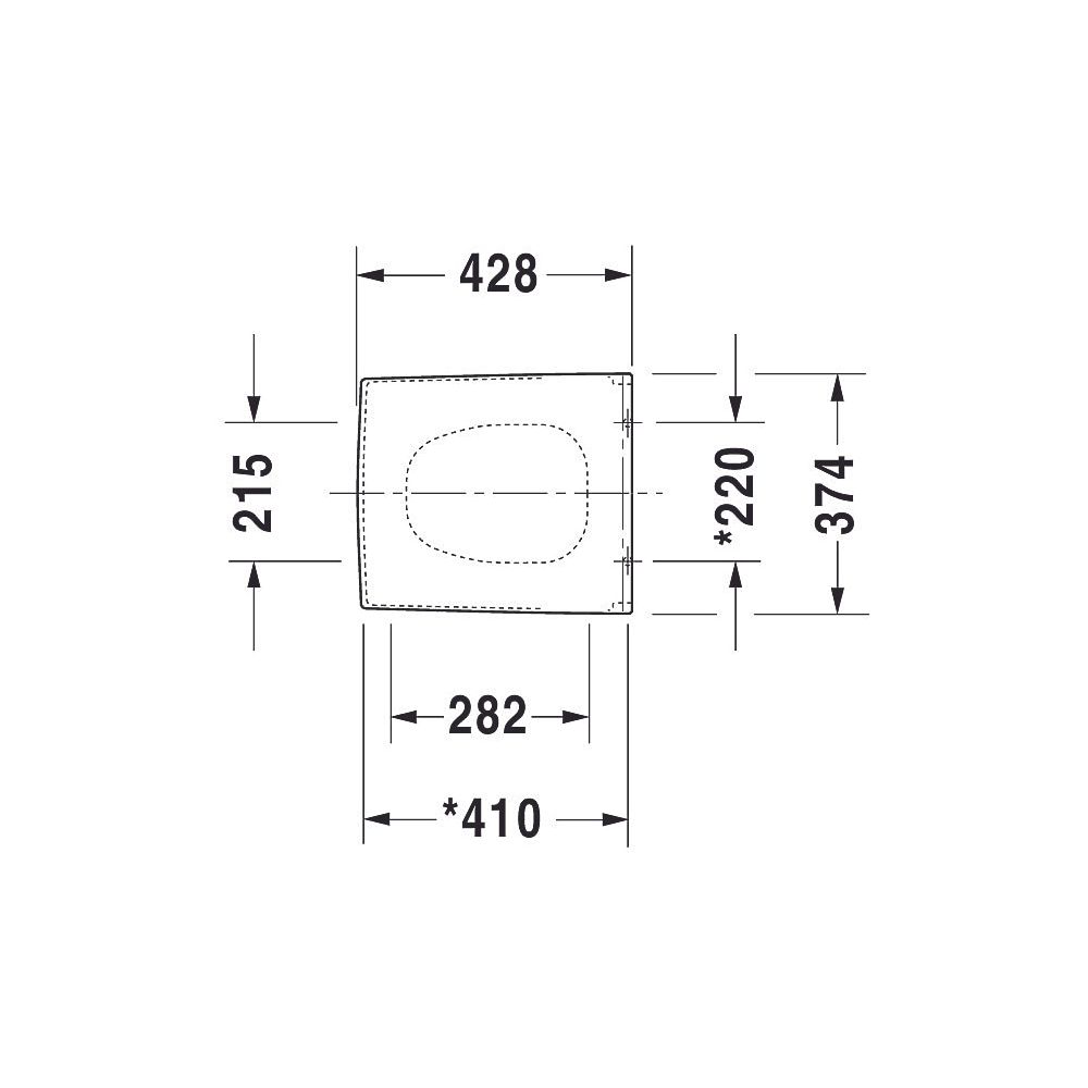 Duravit Vero WC-Sitz Rechteckig, Weiß Hochglanz 340x45x428mm mit Absenkauto. Sitzga... DURAVIT-0067690000 4021534403972 (Abb. 4)