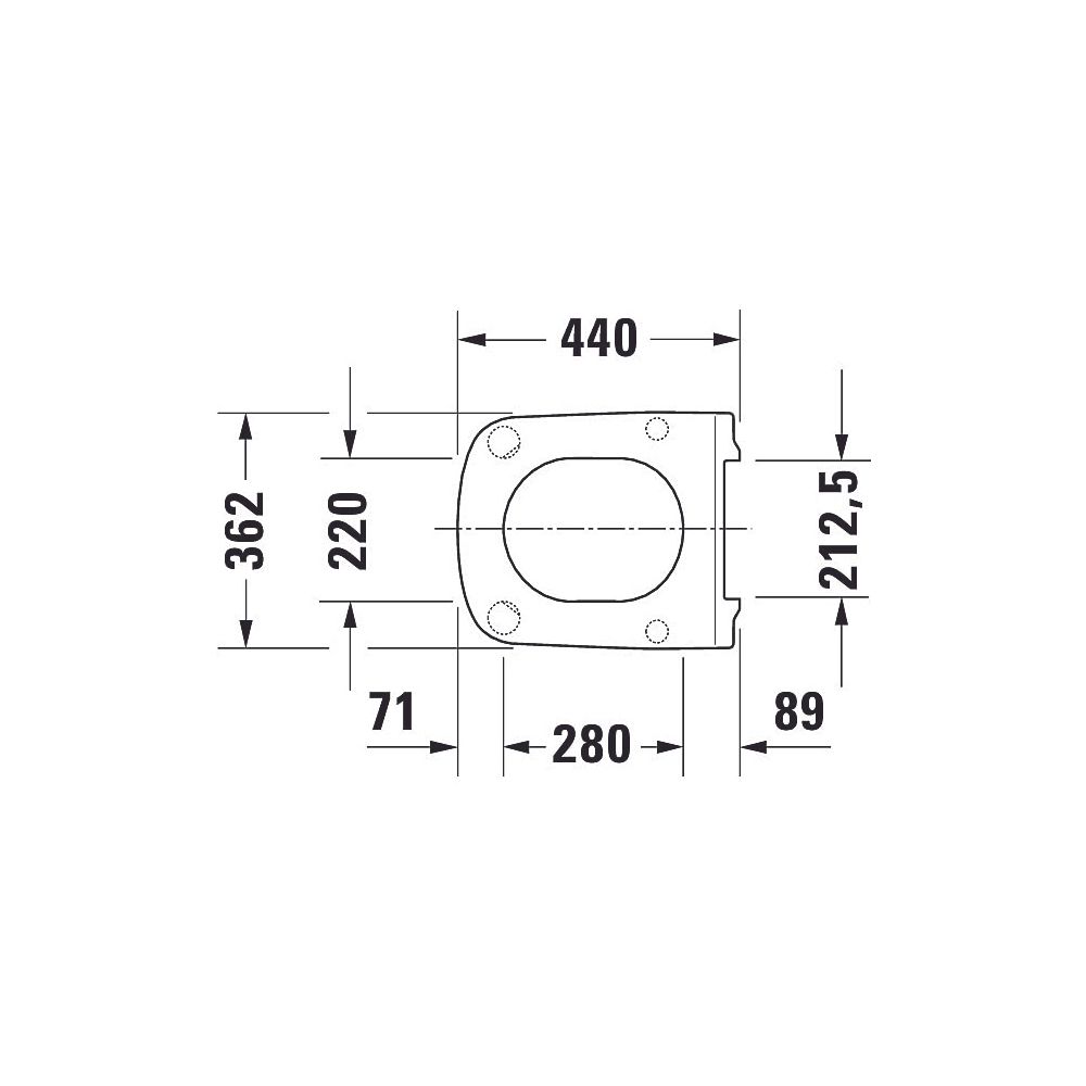 Duravit DuraStyle WC-Sitz Weiß Hochglanz, 377x43x447mm, ohne Absenkautomatik mit W... DURAVIT-0020610000 4053424039725 (Abb. 15)