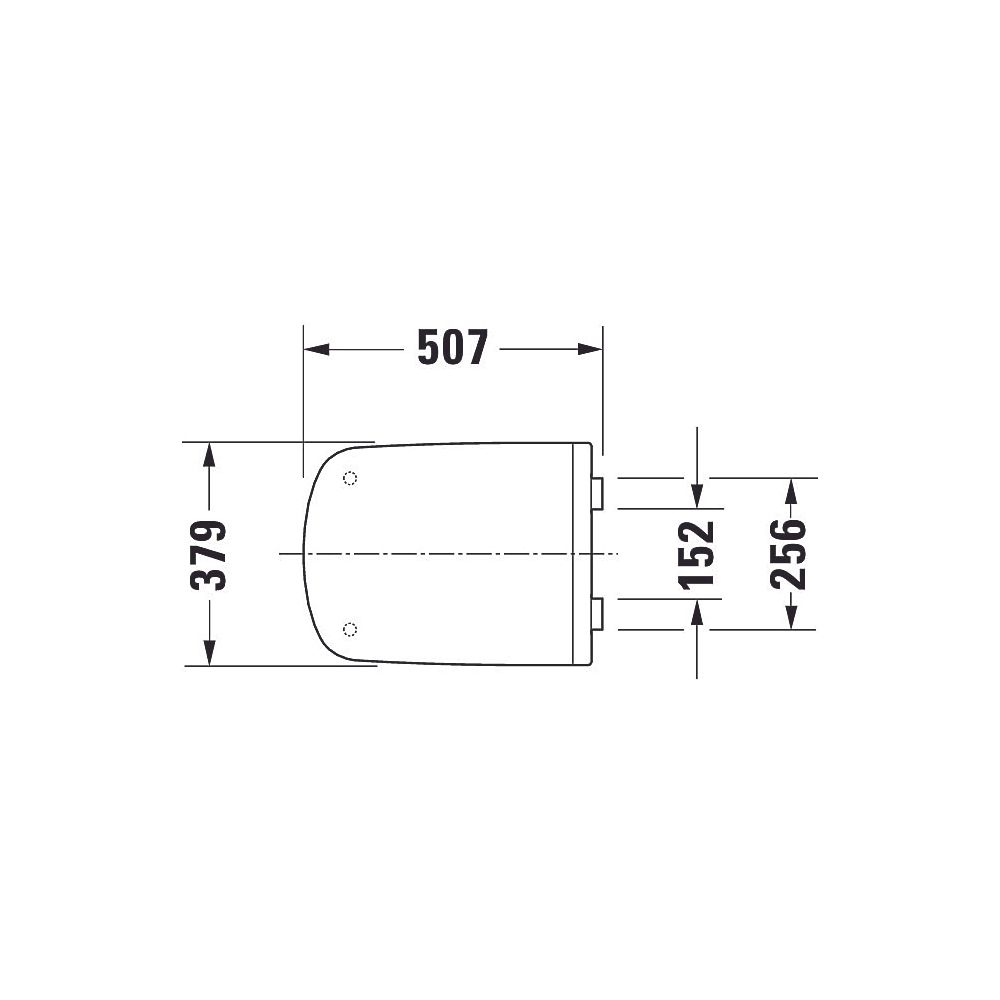 Duravit DuraStyle WC-Sitz Weiß Hochglanz 379x43x507mm, ohne Absenkautomatik, Edelst... DURAVIT-0062310000 4021534958656 (Abb. 8)