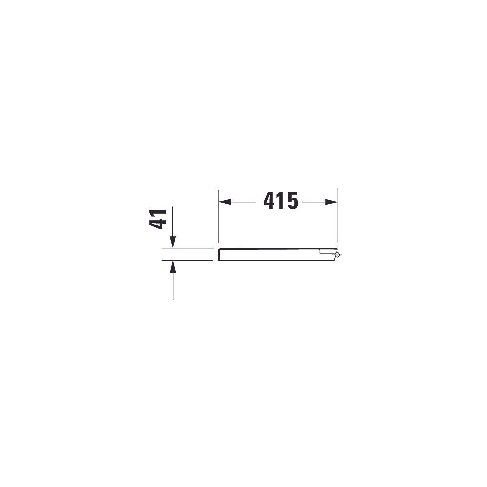 Duravit Starck 3 WC-Sitz Weiß Hochglanz 416x46x371mm, ohne Absenkautomatik, Edelsta... DURAVIT-0062410000 4021534297137 (Abb. 8)