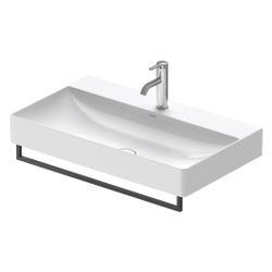 Duravit Universal Handtuchhalter 64x746x71mm, Mattschwarz, Messing, 1 Arm, mit Befe... DURAVIT-0031214600 4053424895772 (Abb. 1)