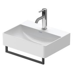 Duravit Universal Handtuchhalter 64x399x71mm, Mattschwarz, Messing, 1 Arm, mit Befe... DURAVIT-0031224600 4053424895789 (Abb. 1)
