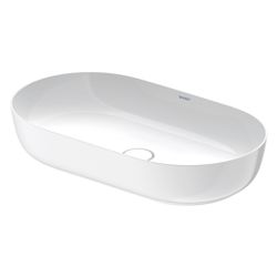 Duravit Luv Aufsatzbecken 700mm, Weiß Hochglanz, DuraCeram, Oval, ohne Überlauf und... DURAVIT-0379700000 4053424900926 (Abb. 1)