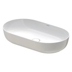 Duravit Luv Aufsatzbecken 700mm Weiß Hochglanz/Grau Seidenmatt, WonderGliss, DuraC... DURAVIT-03797023001 4053424900971 (Abb. 1)