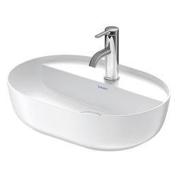 Duravit Luv Aufsatzbecken 500mm, Weiß Hochglanz/Seidenmatt, DuraCeram, Oval, mit HL... DURAVIT-0380502600 4053424901060 (Abb. 1)