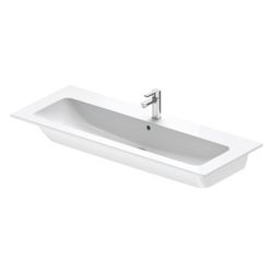 Duravit ME by Starck Waschtisch 490x1230x180mm WonderGliss Weiß HG, Rechteckig, 1 ... DURAVIT-23611200001 4053424897035 (Abb. 1)