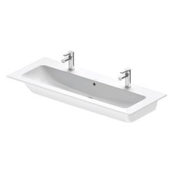 Duravit ME by Starck Waschtisch 490x1230x180mm, WonderGliss, Weiß Hochglanz, Recht... DURAVIT-23611200241 4053424897059 (Abb. 1)