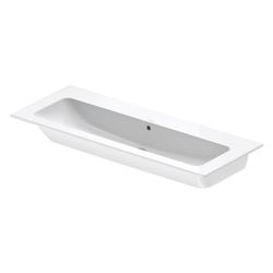 Duravit ME by Starck Waschtisch 490x1230x180mm, WonderGliss, Weiß Hochglanz, Recht... DURAVIT-23611200601 4053424897110 (Abb. 1)