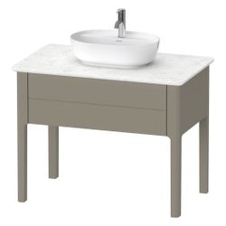 Duravit Luv Konsolenwaschtischunterbau bodenstehend 570x938x743mm ohne KSP Steingr... DURAVIT-LU956409292 4053424987521 (Abb. 1)