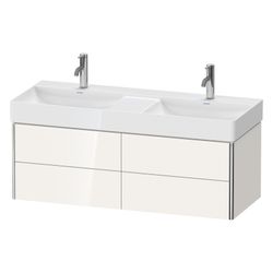 Duravit XSquare Waschtischunterbau wandh. 460x1184x397mm Weiß Hochglanz, Grifflos,... DURAVIT-XS416402222 4053424706412 (Abb. 1)