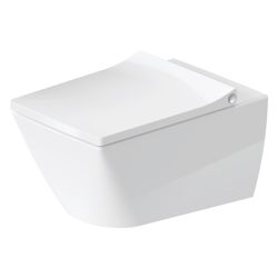 Duravit Design Classics Wand-WC 570x370x360mm, Weiß Hochglanz, 4,5l, WonderGliss, ... DURAVIT-25110900001 4053424897127 (Abb. 1)