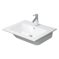 Duravit ME by Starck Waschtisch 490x630x180mm, WonderGliss, Weiß SDM, Rechteckig, ... DURAVIT-23366332601 4053424893051 (Abb. 1)